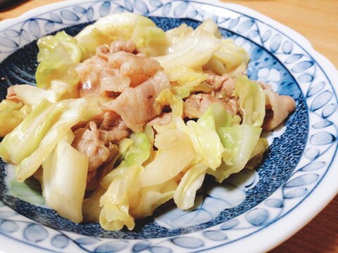 豚肉とキャベツの味噌炒め